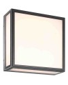 BACHELOR * PLAFÓN/APLIQUE EXTERIOR GRIS OSCURO LED IP65 - 14W - 3000K